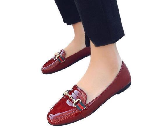 Womens Square Toe Low Top Glitter Slip On Loafers Flat Flat Flat Casual Boat shoes Sz35-43 d42687 Womens Square Toe Low Top Glitter Slip On Loafers Flat Flat Flat Casual Boat shoes Sz35-43 d42687