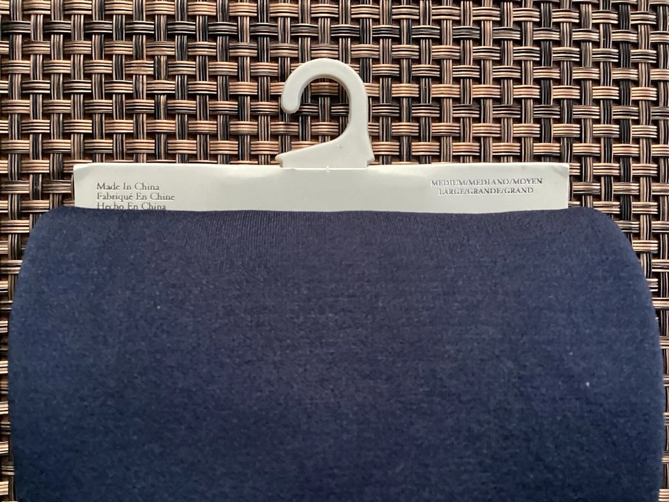 Nuevas medias sin pies para mujer Vince Camuto forro de terciopelo azul talla mediana/grande Foto 2 de 4