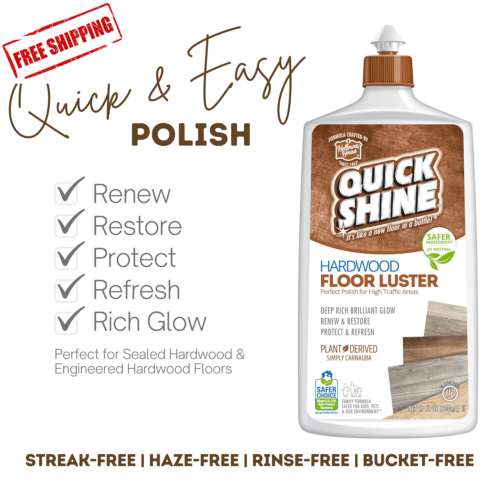 High Traffic Hardwood Floor Luster and Polish, 27 Fl. Oz. - Picture 4 of 12