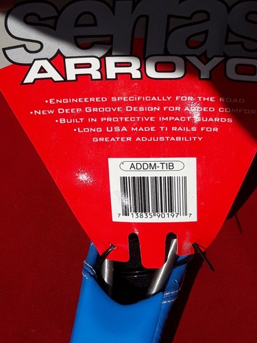 NOS USA Serfas WDD Arroyo Race Men's Saddle Titanium Rails Mountain Racing New - Picture 4 of 18