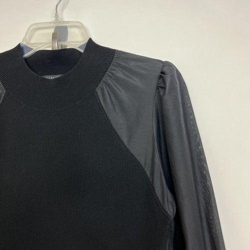 AllSaints Puff-Sleeved Cleo Mini Dress Sz 10 - Picture 6 of 11