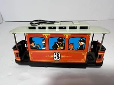 Vintage tin Trambino Tram Car Train Wagon Trolley 2125 Made In DRG Germany