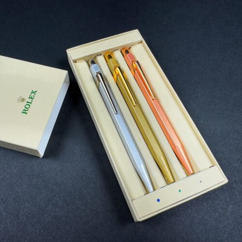 Rolex Juego De 3 Bolígrafos Caran d'Ache PEN Edición Limitada 2024 - Imagen 2 de 10