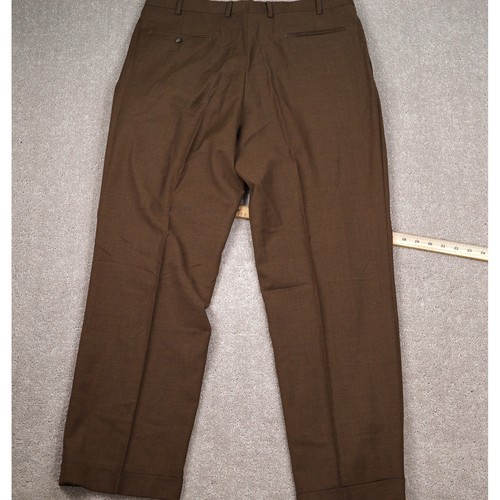 Jos A Bank Suit Men 44R 36W 31L Brown Two Button Classic Wool - Picture 18 of 19