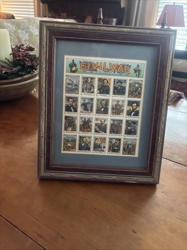 32¢ Civil War Commemorative US Postage Stamps 20 Stamp Sheet - Decorative Frame - Picture 15 of 15