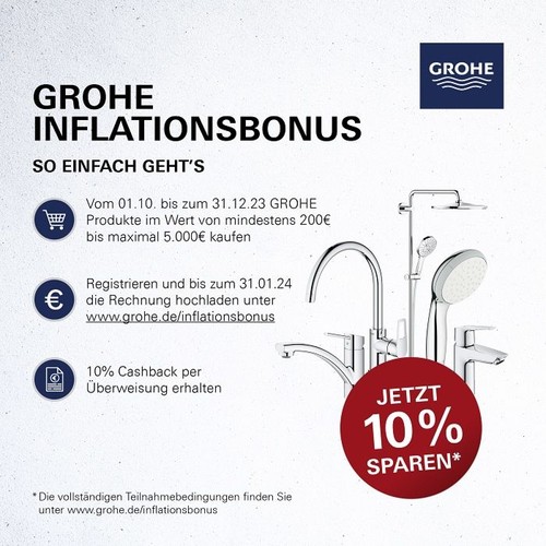 Grohe Euphoria Cosmopolitan Wannenset 27369000  chrom, mit Handbrause, - Bild 3 von 5