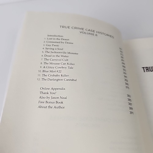 True Crime Case Histories 2 Books Jason Neal Volumes 1-6 Paperback 68 Stories - Picture 16 of 18