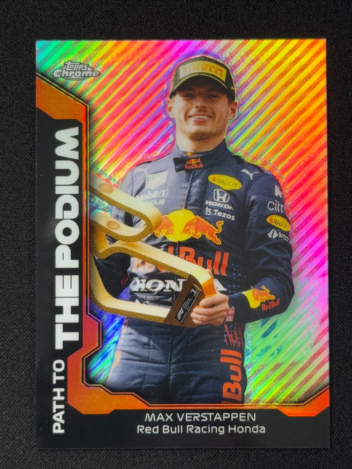 2021 Topps Chrome Formula 1 - Max Verstappen Path To The Podium #PTP-MV