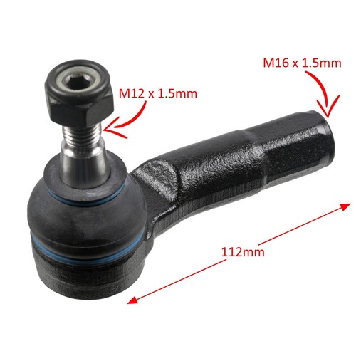 Front Left Tie Rod and End Febi 176916 For Skoda Karoq Kodiaq Superb 1K0423811K - Picture 4 of 7