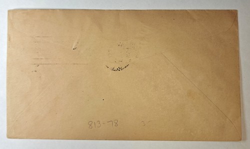 US COVER #813 UNLISTED MYRON MCCAMLEY 1938 FDC Prexie Patriotic - Picture 2 of 3