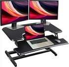 ADAPTZONE Height Adjustable Desk Standing Desk Converter Sit Stand Workstation