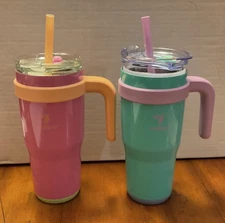 2-Pack Reduce Cold1 24oz Tumblers – Pink & Teal  Brand new