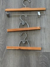 Vintage Wooden Pant Skirt Hangers