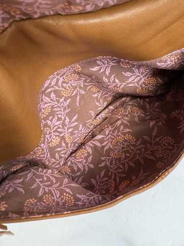 Hobo The Original Shoulder Bag Purse Camel Brown 100% Leather Crossbody - Picture 6 of 21