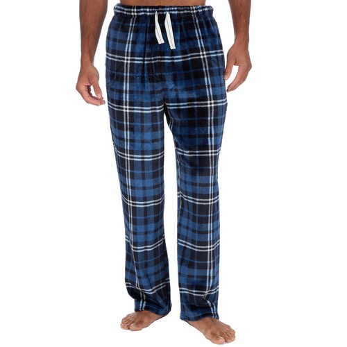 Mens Fleece Pyjama Bottoms Lounge Pants PJs Gaming Check Size S-XXL - Picture 11 of 51
