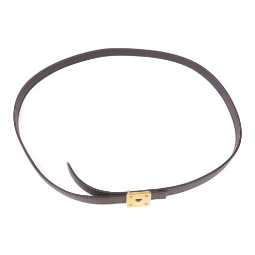 HERMES GHW Belt Veau Epsom Leather Dark Green - Picture 4 of 9