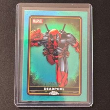 🔌IU 2025 TOPPS CHROME DEADPOOL AQUA REFRACTOR /199 DEADPOOL #1