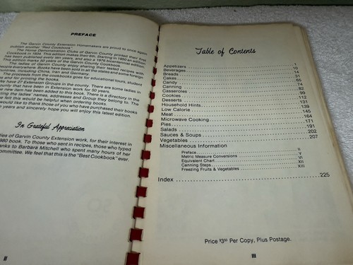 Garvin County Erweiterung Hausfrauen Rezeptbuch 1980 50 Jahre gute Küche - Bild 3 von 8