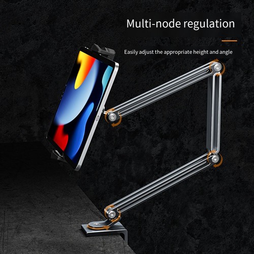 Verstellbarer Aluminium Tablet Ständer mit 360 Grad Drehung und Ladeanschluss - Photo 6/14