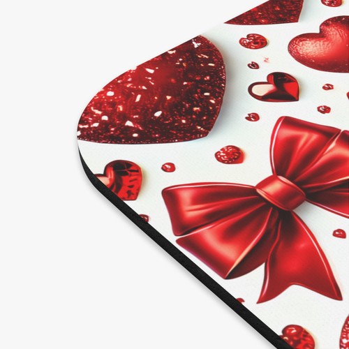 Alfombrilla de ratón romántica con corazón Coquette, alfombrilla de escritorio Love, alfombrilla de jugador de San Valentín - Imagen 3 de 5