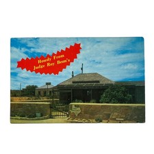 Vintage Judge Roy Bean's Saloon & Court Texas Ephemera Postcard UNPOSTED