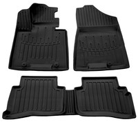 GummifußMatten FüR Hyundai Tucson 3 TL 2015-2020 3D Schalen Set Automatten