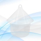 Großer kristallklarer Kunststoff-Vogelhäuschen Abnehmbares wetterfestes Design