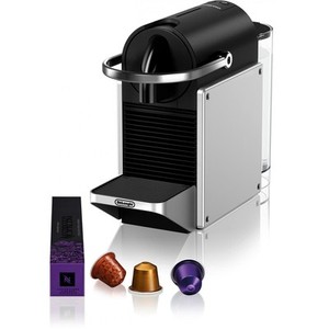 DeLonghi Kaffeemaschine Nespresso Pixie EN127.BL *silber/schwarz* 0132193834
