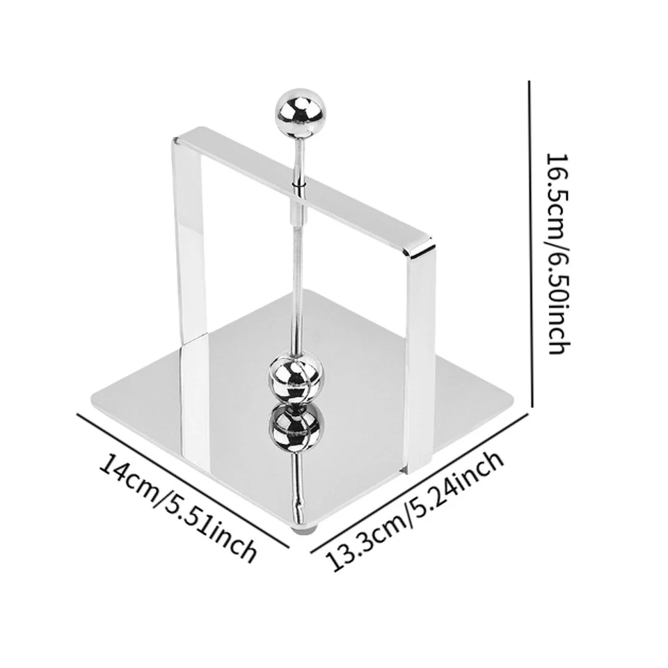 Portatovaglioli Portatovaglioli in acciaio inossidabile per tavolo da pranzo - Immagine 4 di 4