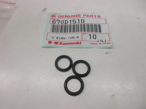 C255. Kawasaki ER 650 A ER-6N O-Ring 10 mm sello motor bomba de aceite 670D1510 - Imagen 2 de 2