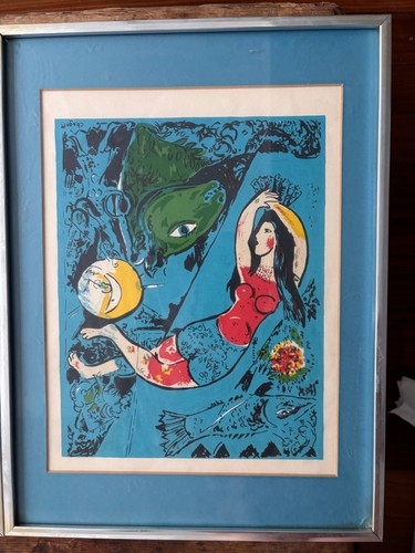 MARC CHAGALL DAN 12 Stämme Jerusalem Fenster und Der blaue Zirkus Lithographien - Bild 8 von 8