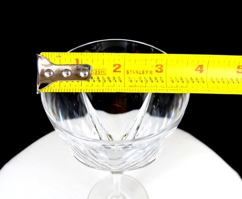 Peill German Crystal PEI32 Clear Vertical Spines 2pc 8 3/4" Wine Glasses - Picture 10 of 11