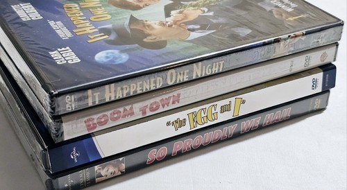 Boom Town, The Egg And I, So Proudly We Hail & It Happened One Night DVD NEW  - Imagen 4 de 5