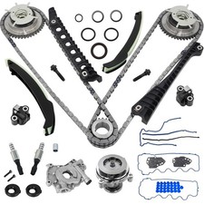 GDO 5.4 Timing Chain Kit with Water Pump, Oil Pump, Cam Phaser Tensioner VVT ...