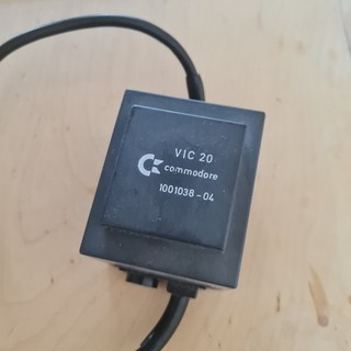 Vintage Commodore VIC 20 Power Supply 9V AC Model: 1001038 04 Two Pin Connector