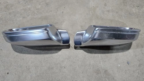 2010-2011 Audi S4 A4 Driver Side Passenger Side Mirror Covers  OEM SILVER 