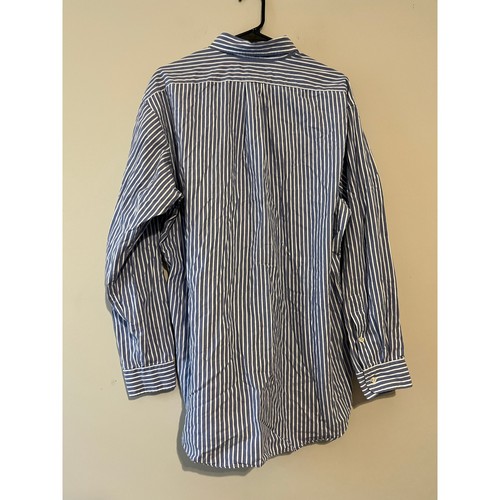 Ralph Lauren Blake Hemd 100% Baumwolle blau gestreift Größe L - Bild 5 von 5