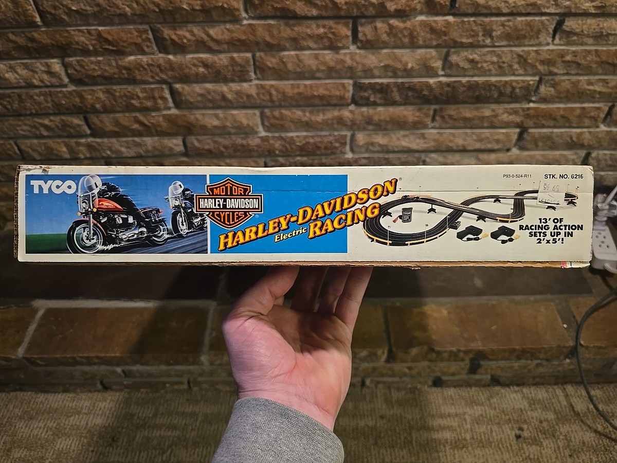 1992 TYCO Harley Davidson Electric Racing Set No. 6216 for