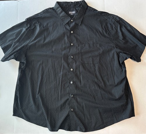 Van Heusen Button Up Men's 4XL Short Sleeve