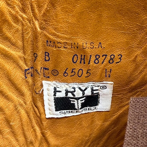 Botas Frye Vintage Campus Para Mujer 9 B Hechas en EE. UU. Tacón Apilado Alto Pull On - Imagen 10 de 10