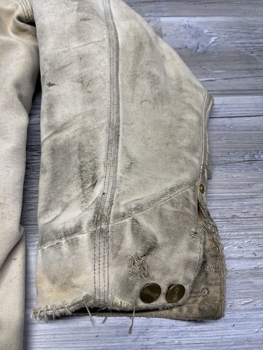 Vintage Carhartt Jacket Mens XL Chore Blanket Lined Distressed Very Thrashed - Picture 7 of 18