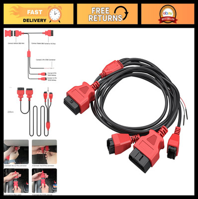 OBD2 12+8 Adapter for Chrysler | Security Gateway Bypass Cable | FCA SGW Connect