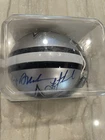 Roger Staubach & Troy Aikman DUAL  Autographed Riddell Mini Helmet COA INCLUDED