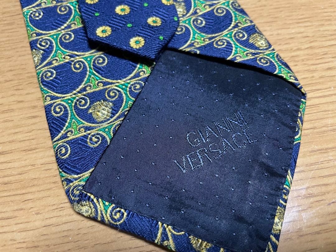 Auth GIANI VERSACE Tie Allover Pattern Multicolor… - image 7