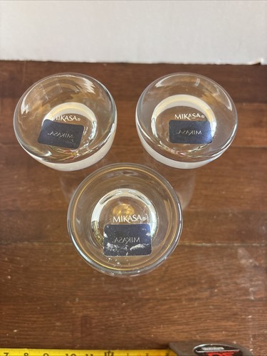 Mikasa Brewmaster's Collection Tall Wheat Beer Glass 9.5" Set Of 3 New W/Tag - Picture 5 of 6