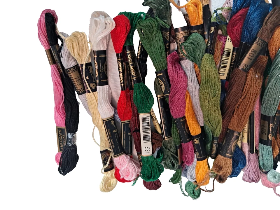 DMC Floss Lot Embroidery Thread 57 Skeins NEW Assorted Colors - Image 3 of 4