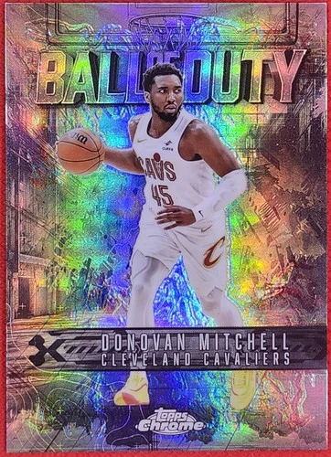 2025 Topps Chrome Donovan Mitchell Base (RAW)