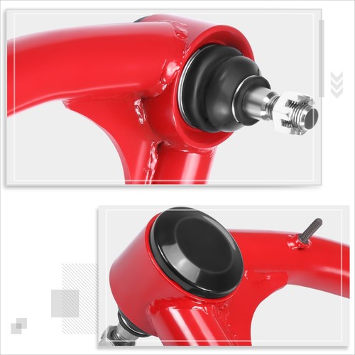 J2 Red 2-4" Lift Front Upper Control Arms Set for 07-22 Toyota Sequoia Tundra - Bild 6 von 6