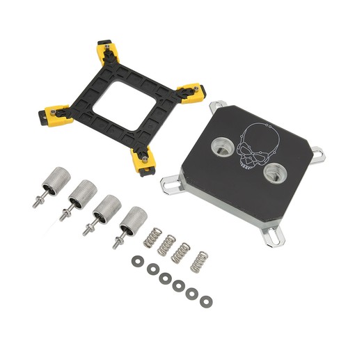 Cpu Water Block G1/4 Thread Copper Acrylic Electroplating Accurate Hole Po AM - Afbeelding 9 van 22