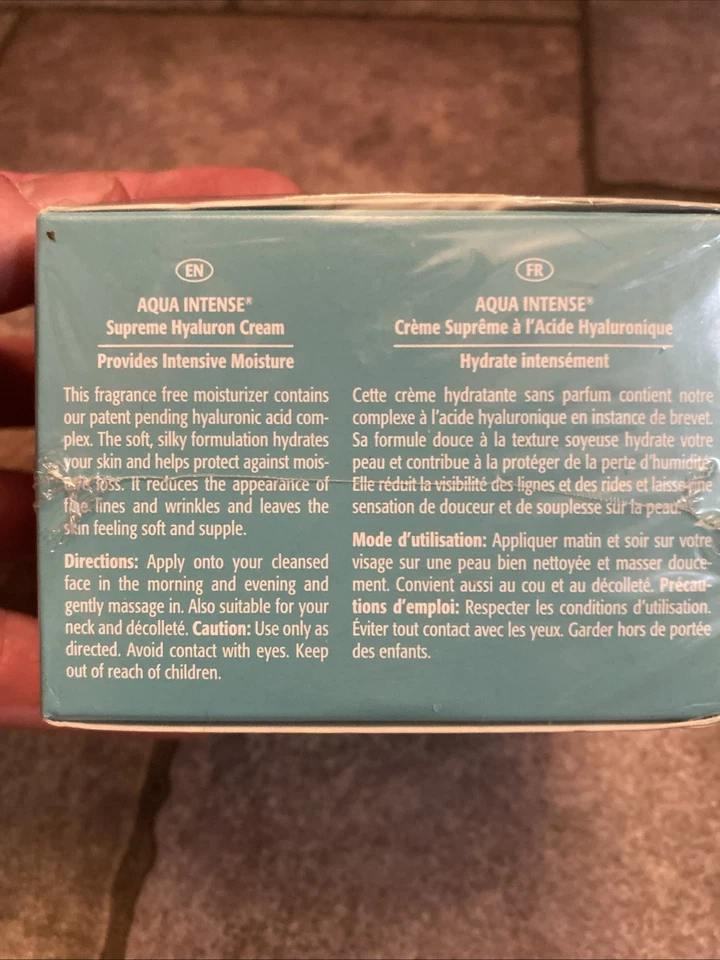 M. ASAM AQUA INTENSE HYALURON RICH CREAM 3.38 FL. OZ Brand New In Box! Sealed - Image 3 of 4